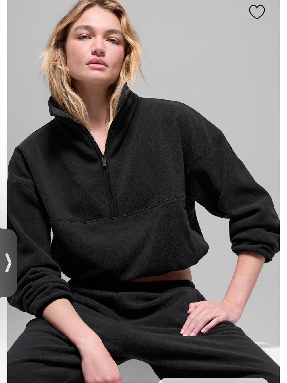 Alo Polar Fleece Retreat Quarterzip - Picture 3 of 5